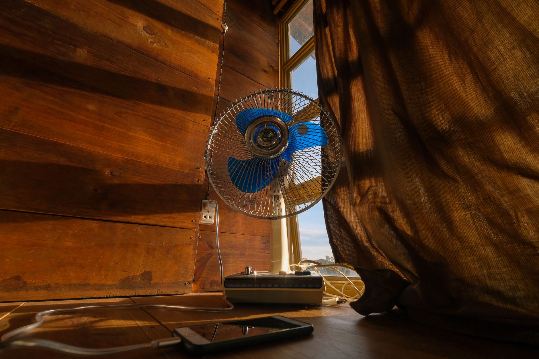 Use fans in the evening to push hot air out.